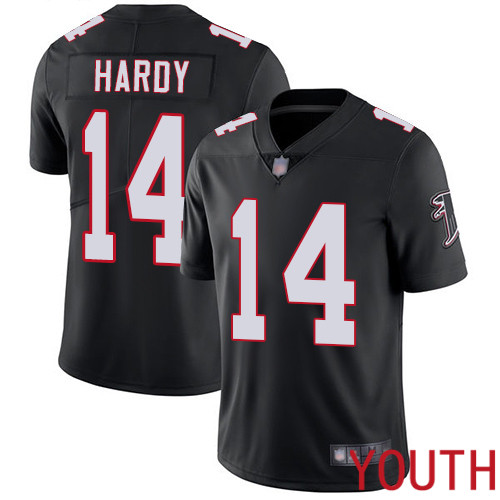 Atlanta Falcons Limited Black Youth Justin Hardy Alternate Jersey NFL Football #14 Vapor Untouchable->women nfl jersey->Women Jersey